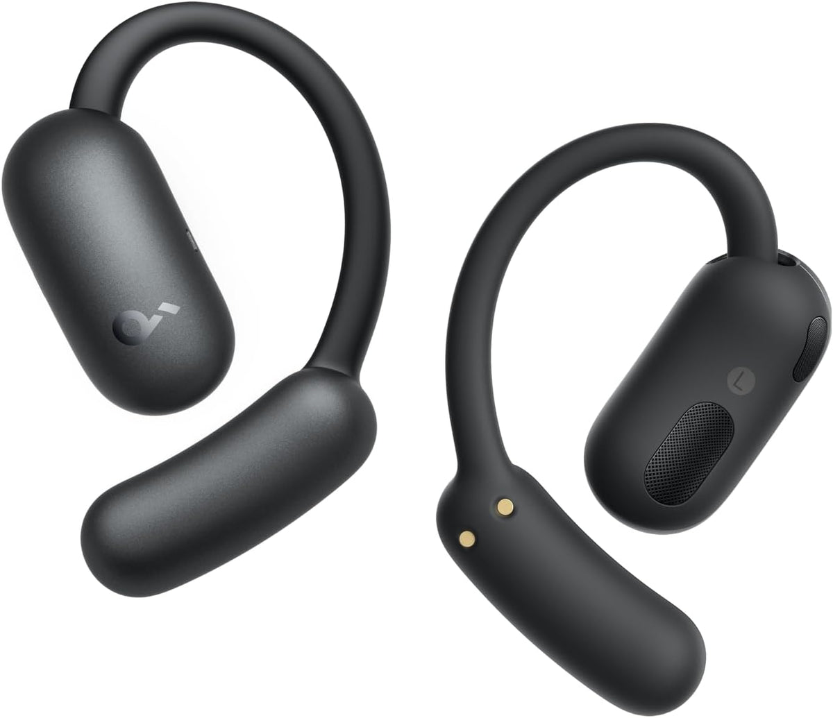 soundcore AeroFit 2 by Anker, Open-Ear Headphones, 4 Adjustable Positions for Every Ear Size, 2x Richer Bass, Hi-Res, 42H Playtime, IP55, AI Clear Calls,Wireless Charging,Translation Earbuds Real Time