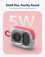Soundcore Select 4 Go Bluetooth Shower Speaker by Anker, IP67 Waterproof/Dustproof, Portable Speaker, Wireless, 20H Playtime, Floatable, Powerful Sound, Electronics for Outdoors/Home/Office/Travel