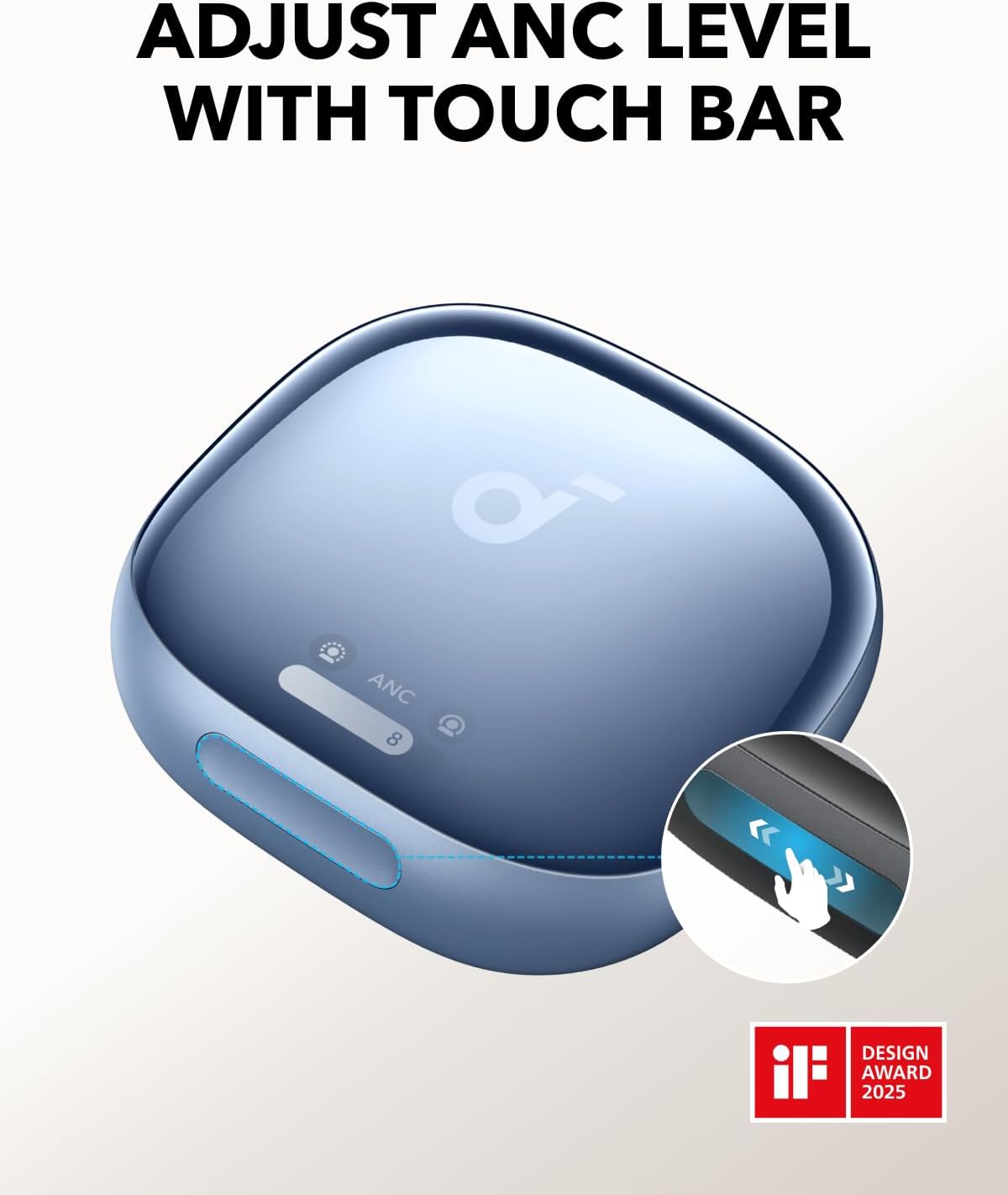 Soundcore Liberty 4 Pro by Anker, Noise Cancelling Wireless Earbuds, 7-Sensor and Real-Time Adaptive Noise Cancelling, 2× Faster Charging, Studio-Level Hi-Fi Music, Clear Calls with 6 Mics and AI