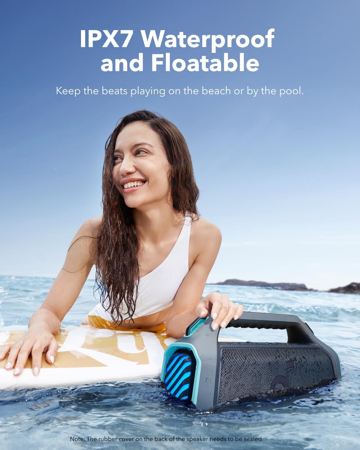 soundcore Boom 2 Plus By Anker, Outdoor Speaker, 140W, 2+2 Channel, BassUp 2.0, 20H Playtime, Fast Charge, IPX7 Waterproof, RGB Lights, Power Bank, Bluetooth 5.3, Portable for Outdoors, Camping, Beach