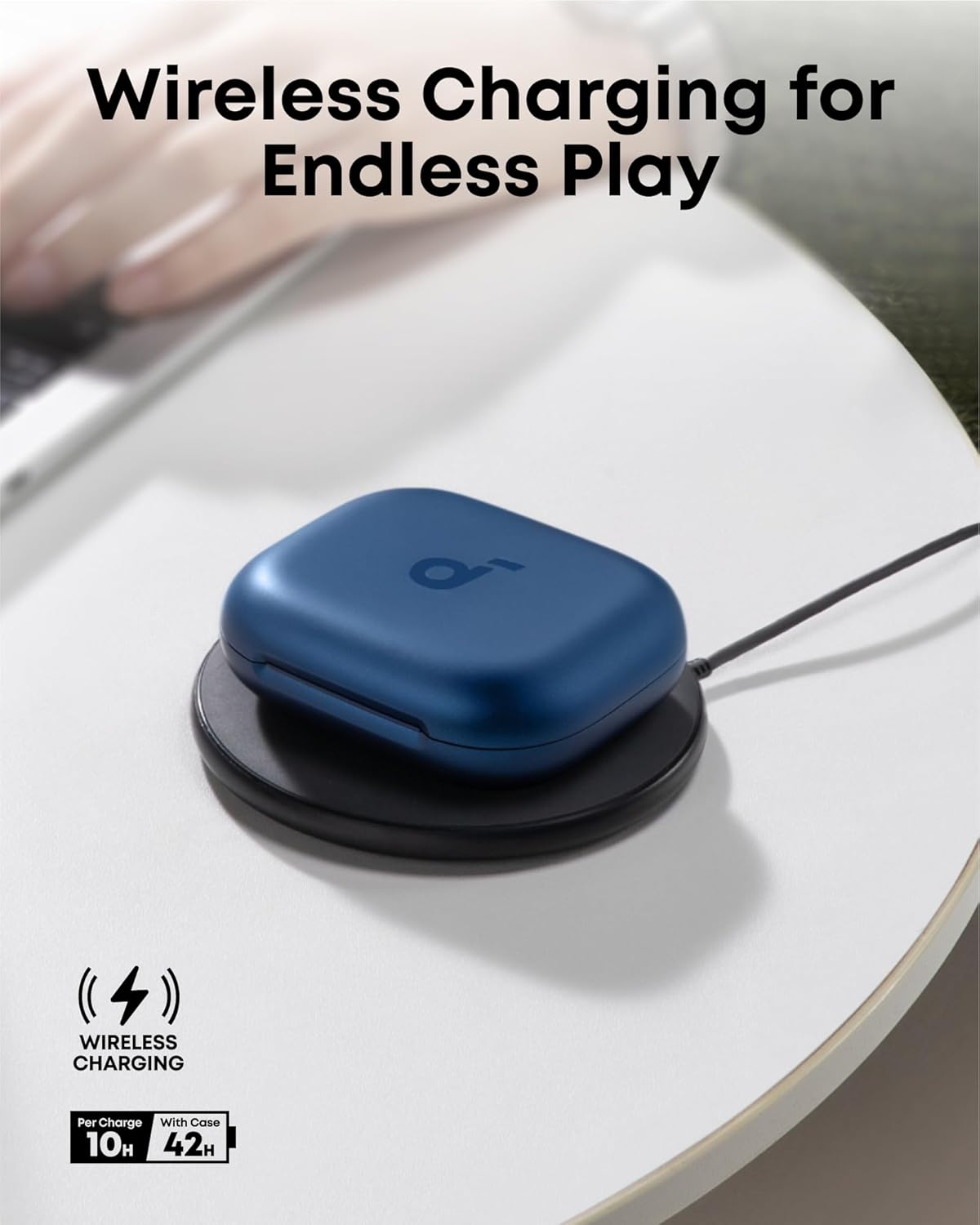 soundcore AeroFit 2 by Anker, Open-Ear Headphones, 4 Adjustable Positions for Every Ear Size, 2x Richer Bass, Hi-Res, 42H Playtime, IP55, AI Clear Calls,Wireless Charging,Translation Earbuds Real Time