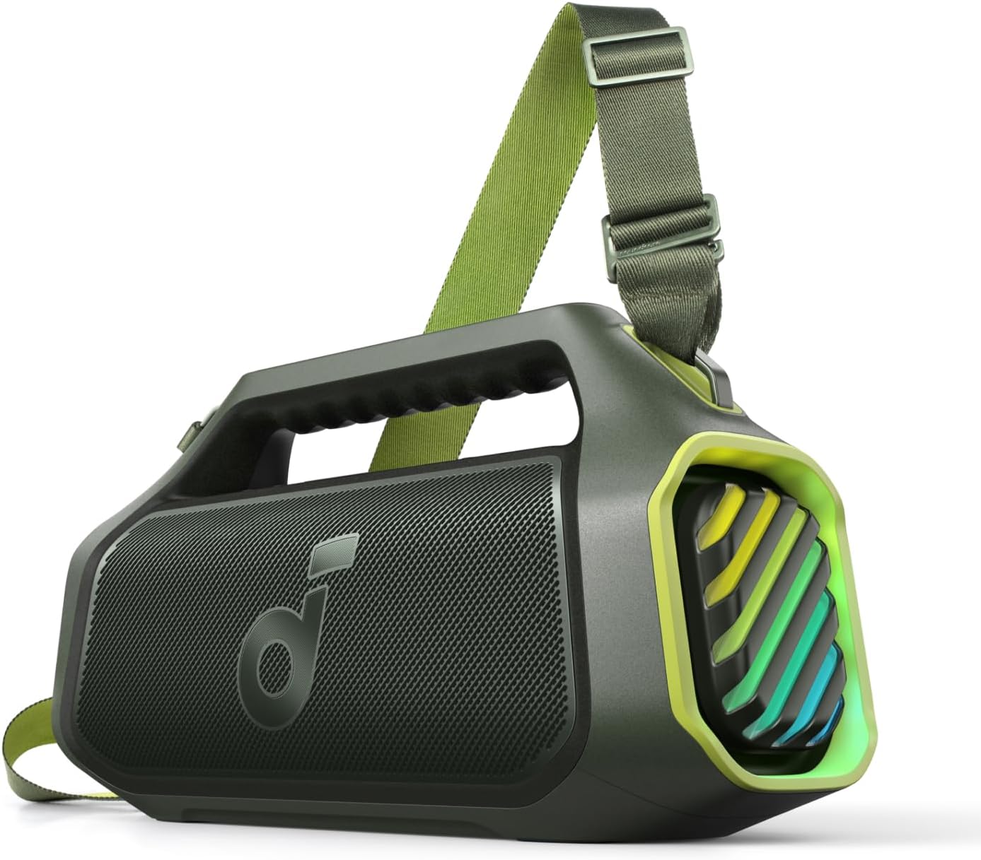 soundcore Boom 2 Plus By Anker, Outdoor Speaker, 140W, 2+2 Channel, BassUp 2.0, 20H Playtime, Fast Charge, IPX7 Waterproof, RGB Lights, Power Bank, Bluetooth 5.3, Portable for Outdoors, Camping, Beach