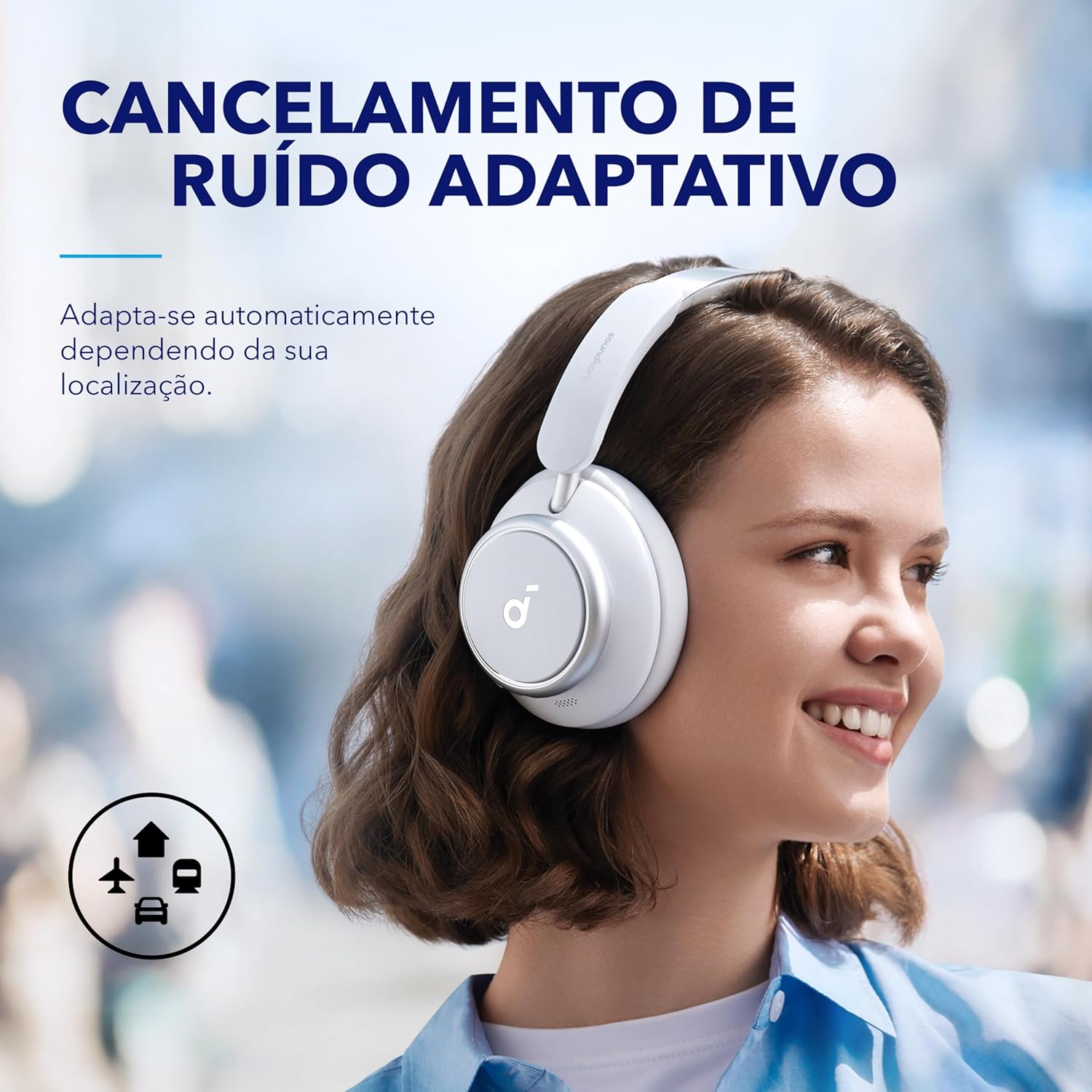 Soundcore by Anker Space Q45 Adaptive Active Noise Cancelling Headphones, Reduce Noise by Up to 98%, 50H Playtime, App Control, LDAC Hi-Res Wireless Audio, Comfortable Fit, Clear Calls, Bluetooth 5.3