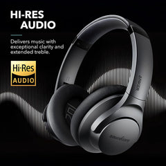 Soundcore Anker Life Q20 Hybrid Active Noise Cancelling Headphones, Wireless Over Ear Bluetooth Headphones, 60H Playtime, Hi-Res Audio, Deep Bass, Memory Foam Ear Cups, Travel, Office